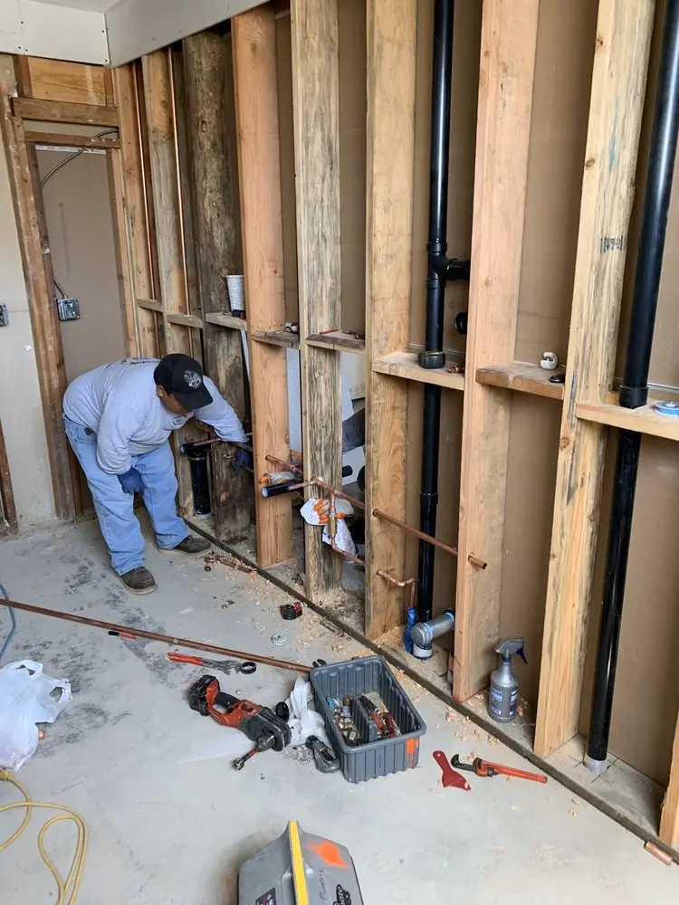 Commercial rough-in plumbing for Gas Line Repair in Emerald Hills